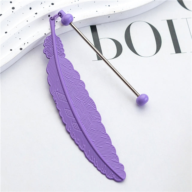 Beadable bookmark