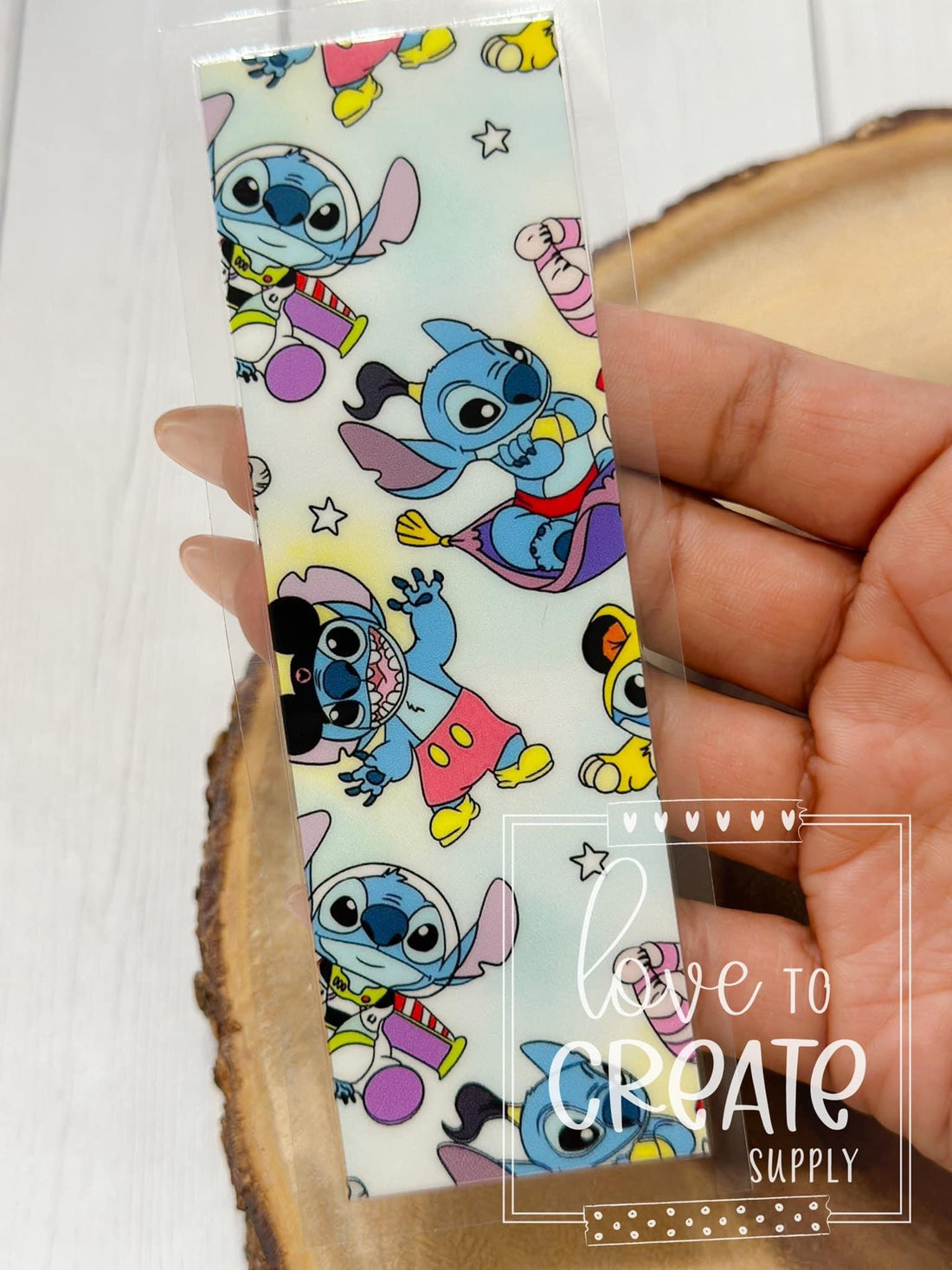 Toy stitch uvdtf pen wrap