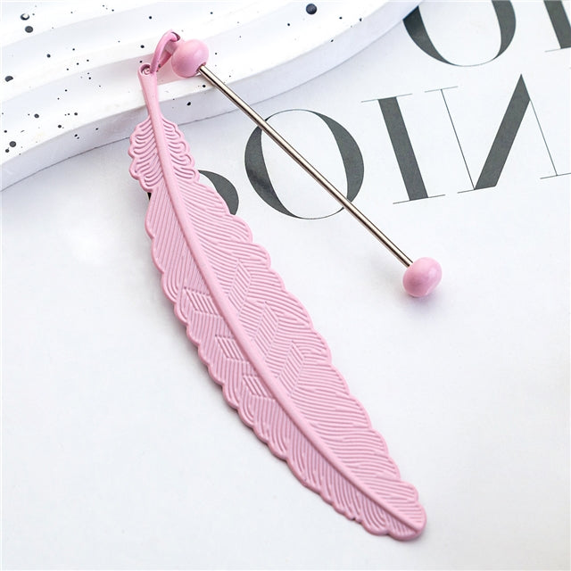 Beadable bookmark