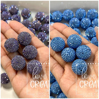 soft clay 20mm(0.8'') rhinestone soft clay ball (with holes)