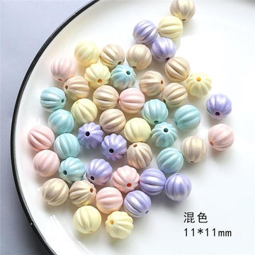 20 Pieces/Pack Resin Marracon Color Mixed Beads