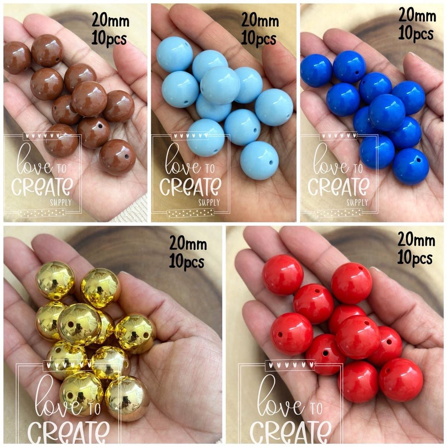 20mm solid beads for pen making