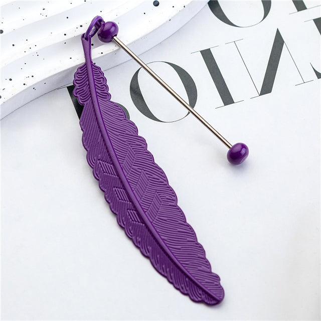 Beadable bookmark