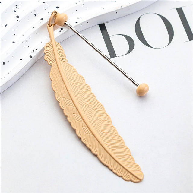 Beadable bookmark